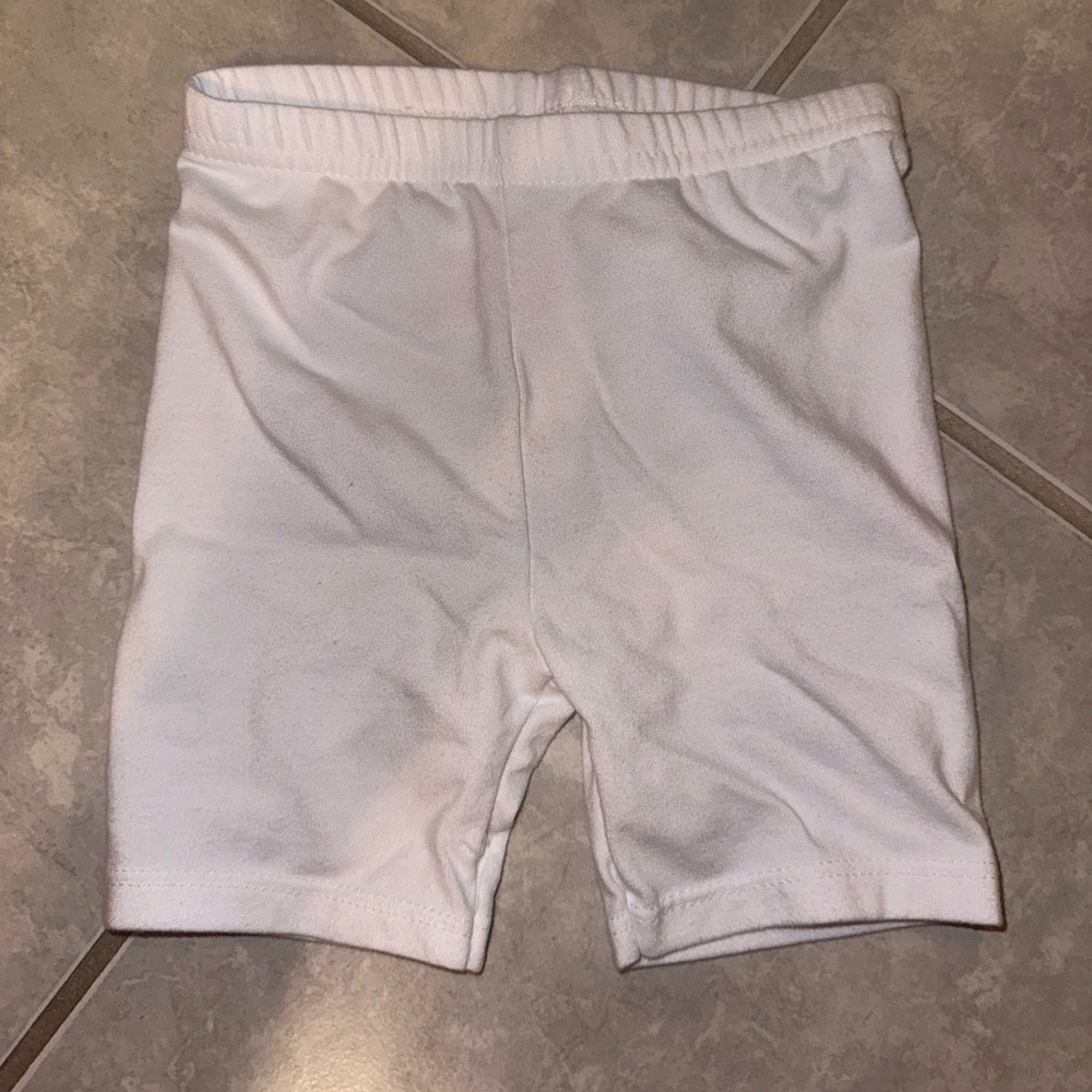 White soft shorts